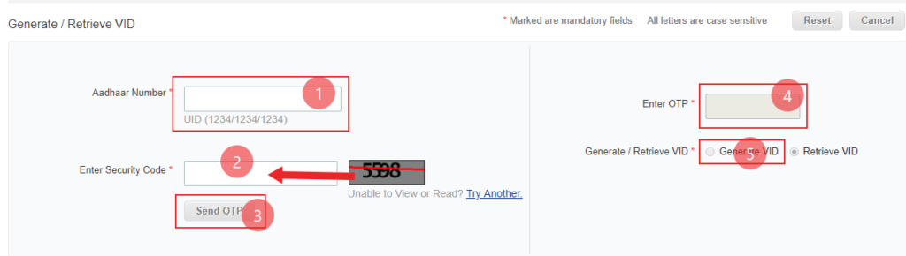 aadhaar card vairtual id kaise generate kare 