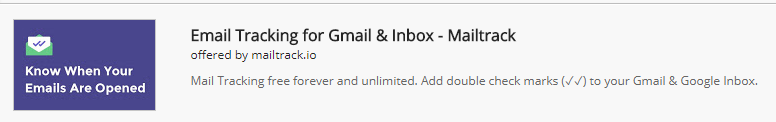 Mail track in gmail 2018