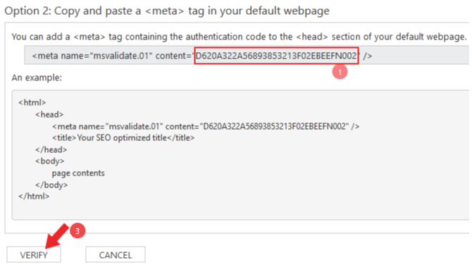 how to add website to bing webmaster tools in hindi