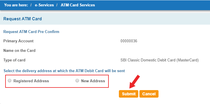  how to apply for new sbi ATM debit card online