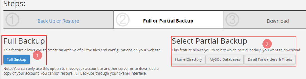 how to backup wordpress website from cpanel hindi