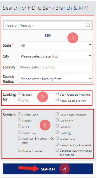 how to find hdfc atm near me