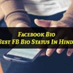 best Facebook Bio In Hindi